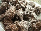 Plätzchen: Schokobusserl mit weihnachtlicher Ganache - Rezept