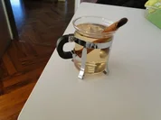 Weißer Glühwein, gestern bei einer Freundin getrunken, heute bei mir, den suppel ich mit - Rezept