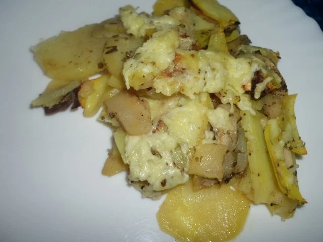 Apfel-Kartoffel.Auflauf - Rezept