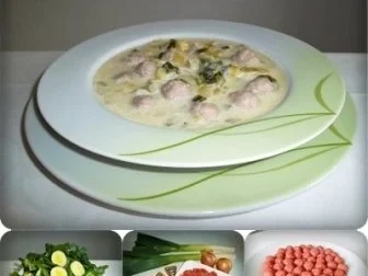 Lauch-Käsesuppe mit Mettwurst  Bällchen - Rezept - Bild Nr. 13