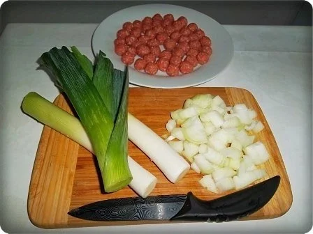 Lauch-Käsesuppe mit Mettwurst  Bällchen - Rezept - Bild Nr. 4