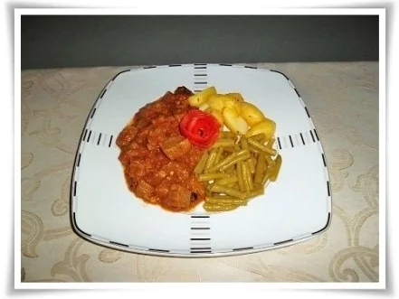 Schmackhaftes Gulasch mit Salbei- Drillinge und grüne Bohnen. - Rezept - Bild Nr. 12