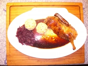 Rezept: Ente knusprig gebraten Ente knusprig gebraten - Rezept