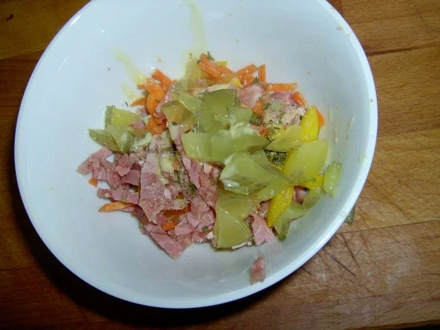 Rezept: Paprika - Fleischsalat Bild Nr. 2 Paprika - Fleischsalat - Rezept - Bild Nr. 2