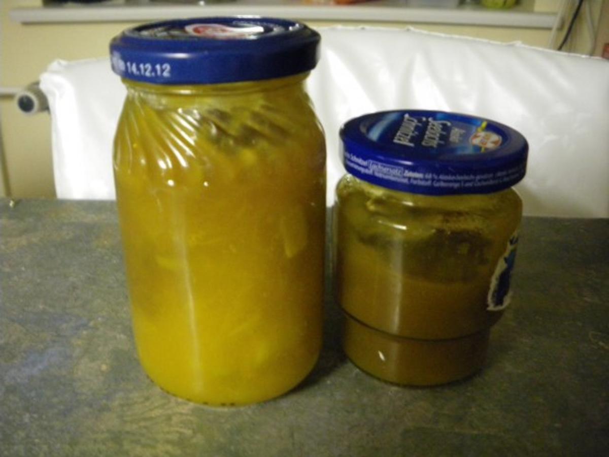 Mango-Rhabarber-Marmelade - Rezept mit Bild - kochbar.de