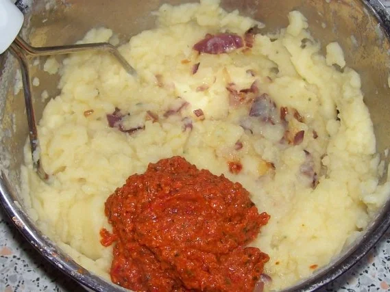 Mediterraner Kartoffelpüree-Gemüse-Auflauf mit Feta - Rezept - Bild Nr. 9