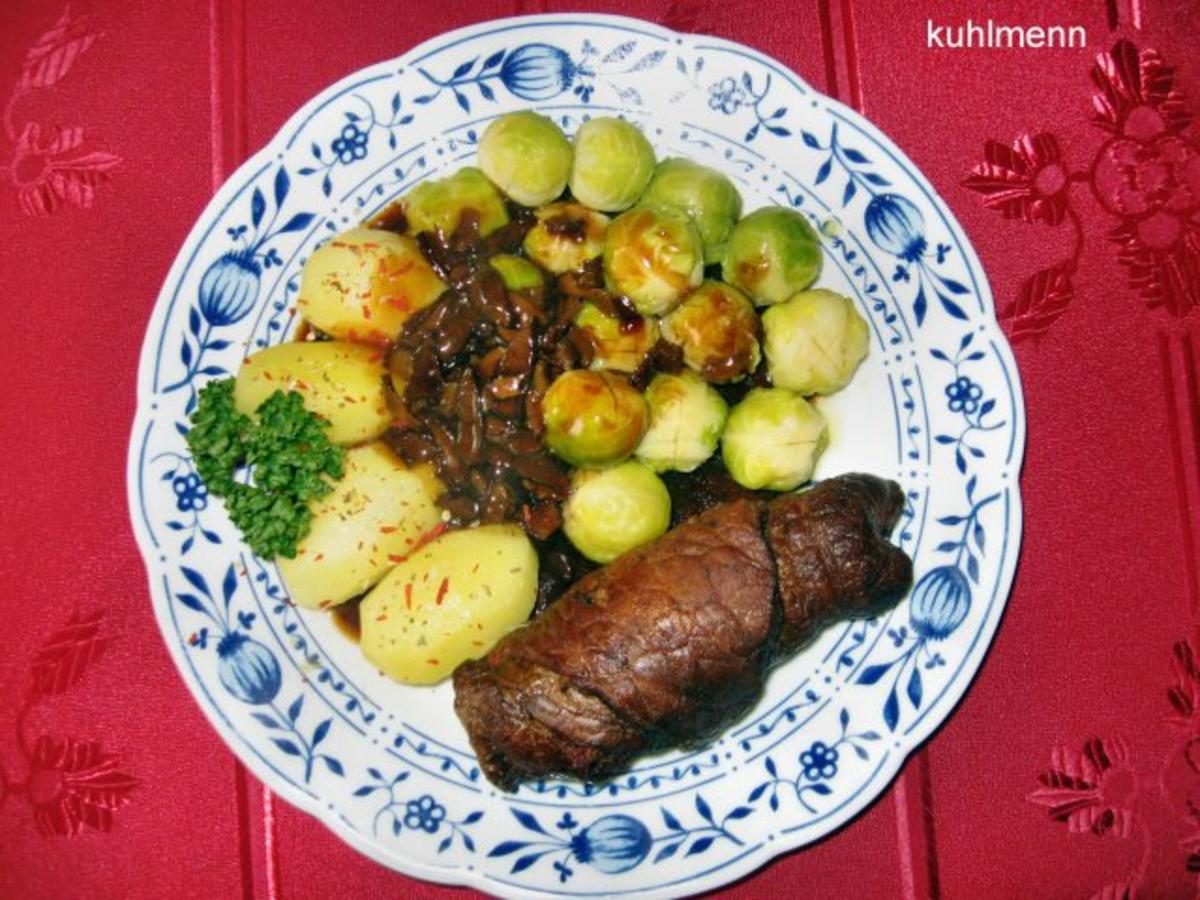 Rouladen - Duo in Waldpilzsoße - Rezept Eingereicht von kuhlmenn