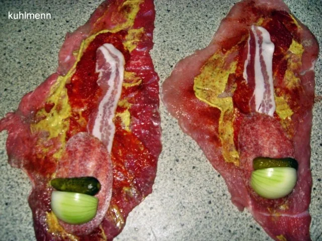 Rouladen - Duo in Waldpilzsoße - Rezept - Bild Nr. 2