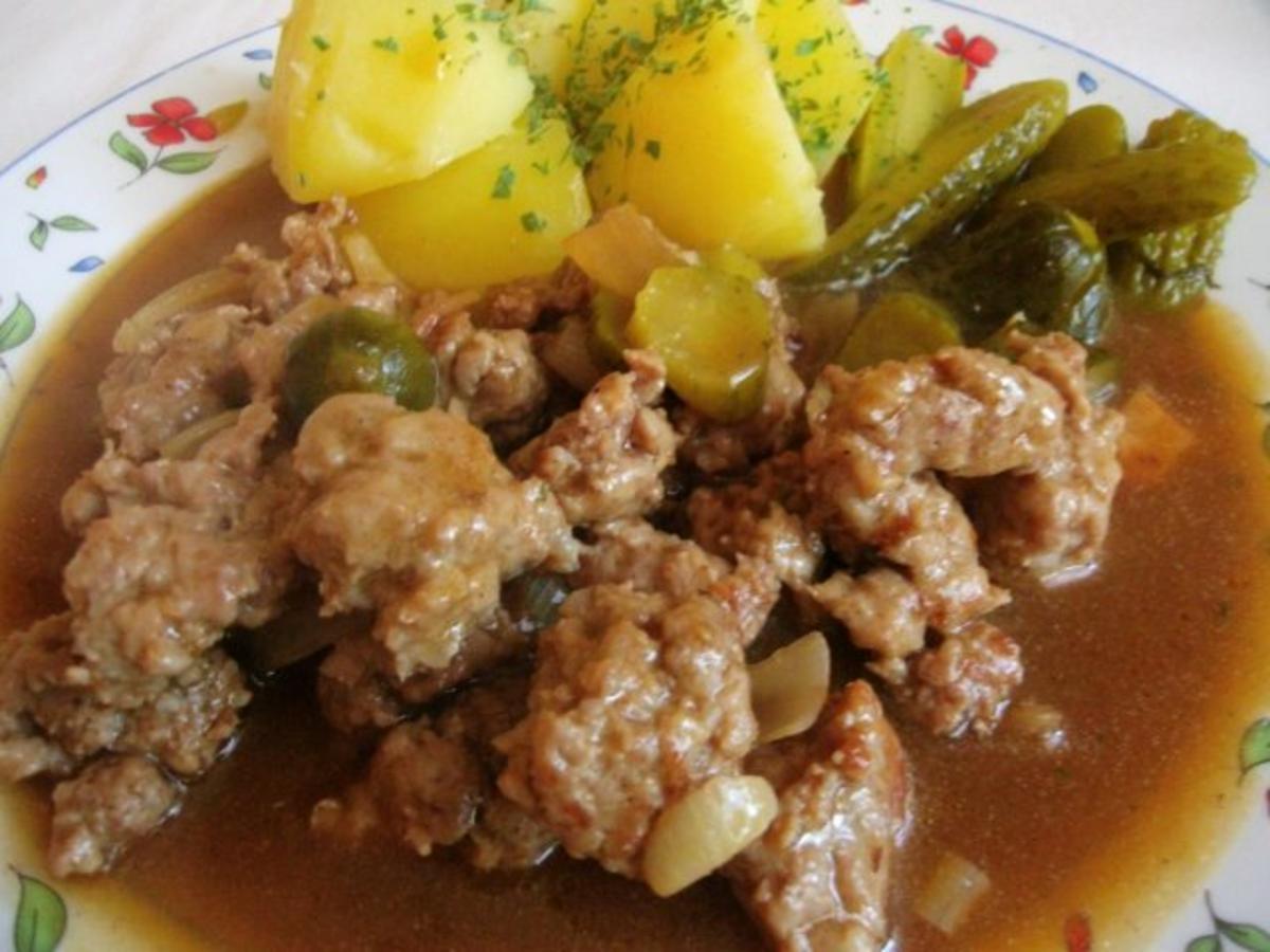 Harzer Gehacktesstippe - einfach - 60 kcal/100g