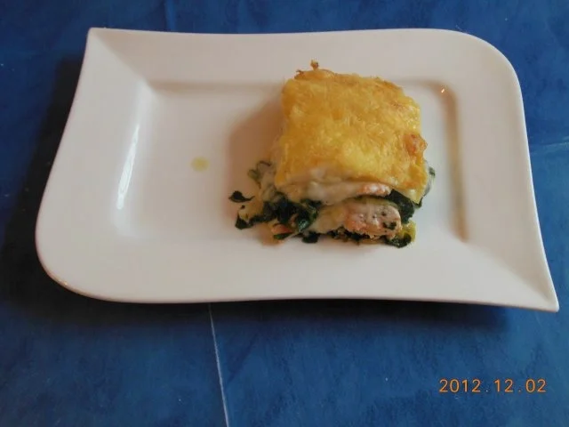 Aufläufe: Spinat-Lachs-Lasagne - Rezept - Bild Nr. 2