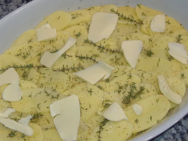 Auberginen-Kartoffel-Auflauf mit rosa gebratenes US-Beef - Rezept - Bild Nr. 5