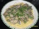 Geschnetzeltes in Champignon-Rahmsoße - Rezept