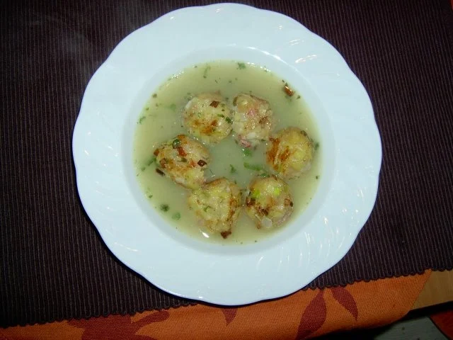 Rezept: Käseknödel mit Schinken / Kaspressknödel Käseknödel mit Schinken / Kaspressknödel - Rezept