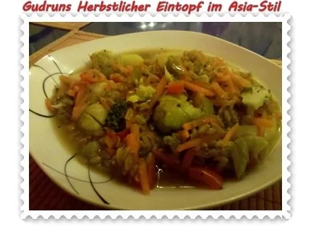 Eintopf: Pikanter Herbsteintopf im Asia-Stil - Rezept