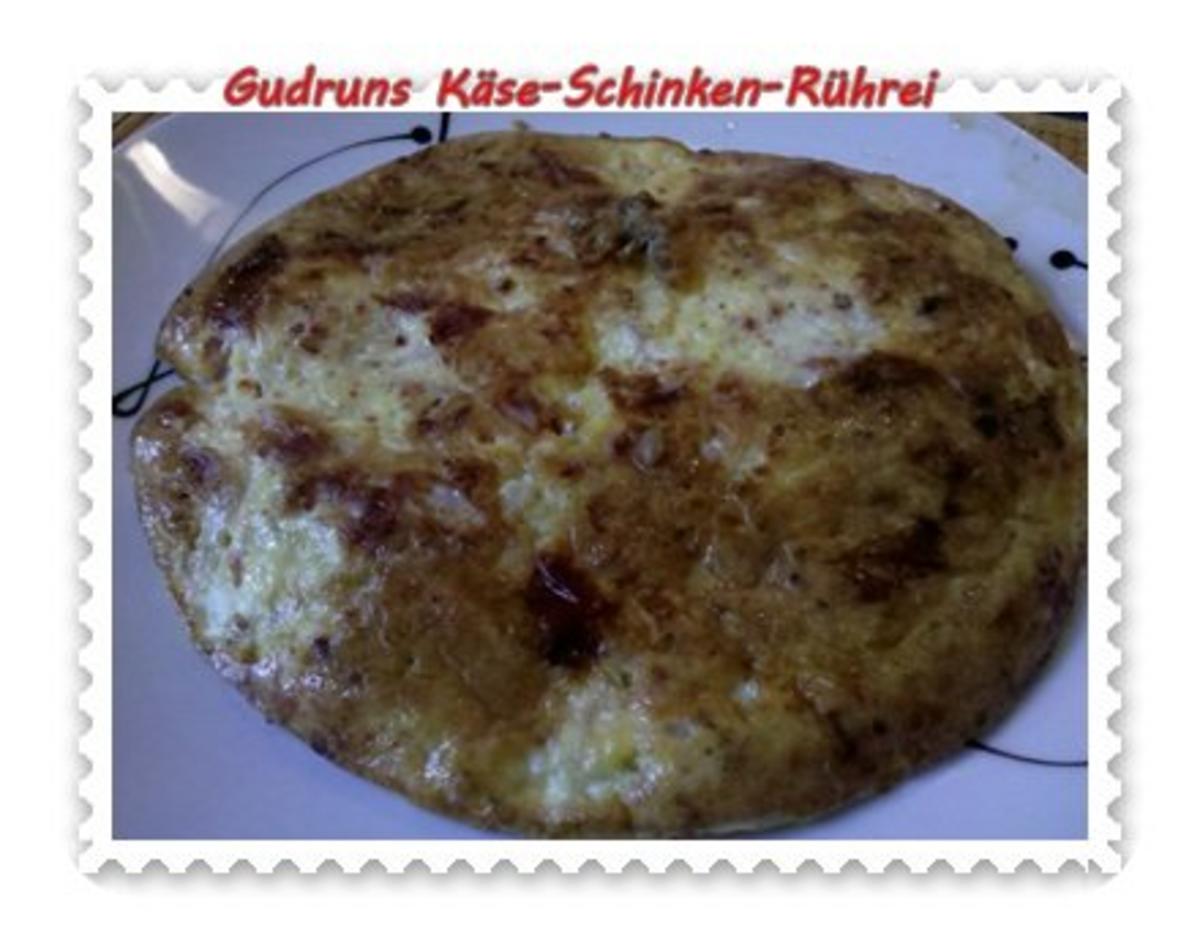 Eier: Käse-Schinken-Rührei â la Gudrun - Rezept