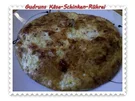 Rezept: Eier: Käse-Schinken-Rührei â la Gudrun Eier: Käse-Schinken-Rührei â la Gudrun - Rezept
