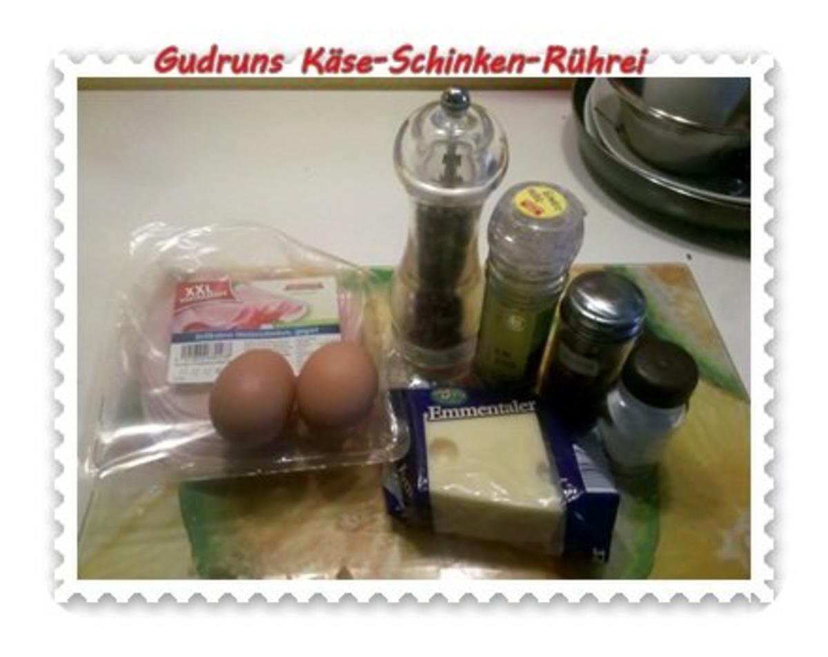 Eier: Käse-Schinken-Rührei â la Gudrun - Rezept - Bild Nr. 2