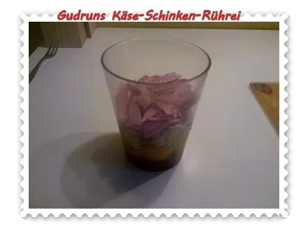 Eier: Käse-Schinken-Rührei â la Gudrun - Rezept - Bild Nr. 3