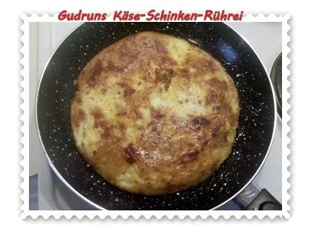 Eier: Käse-Schinken-Rührei â la Gudrun - Rezept - Bild Nr. 7