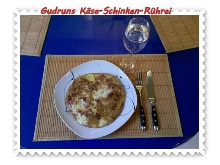 Eier: Käse-Schinken-Rührei â la Gudrun - Rezept - Bild Nr. 8