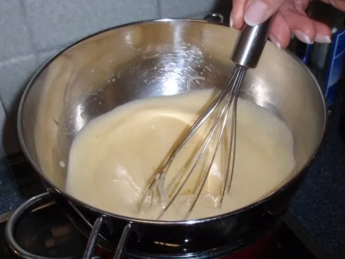 Weihnachtliches Mousse mit Clementinenschaum und Walnusskrokant - Rezept - Bild Nr. 10