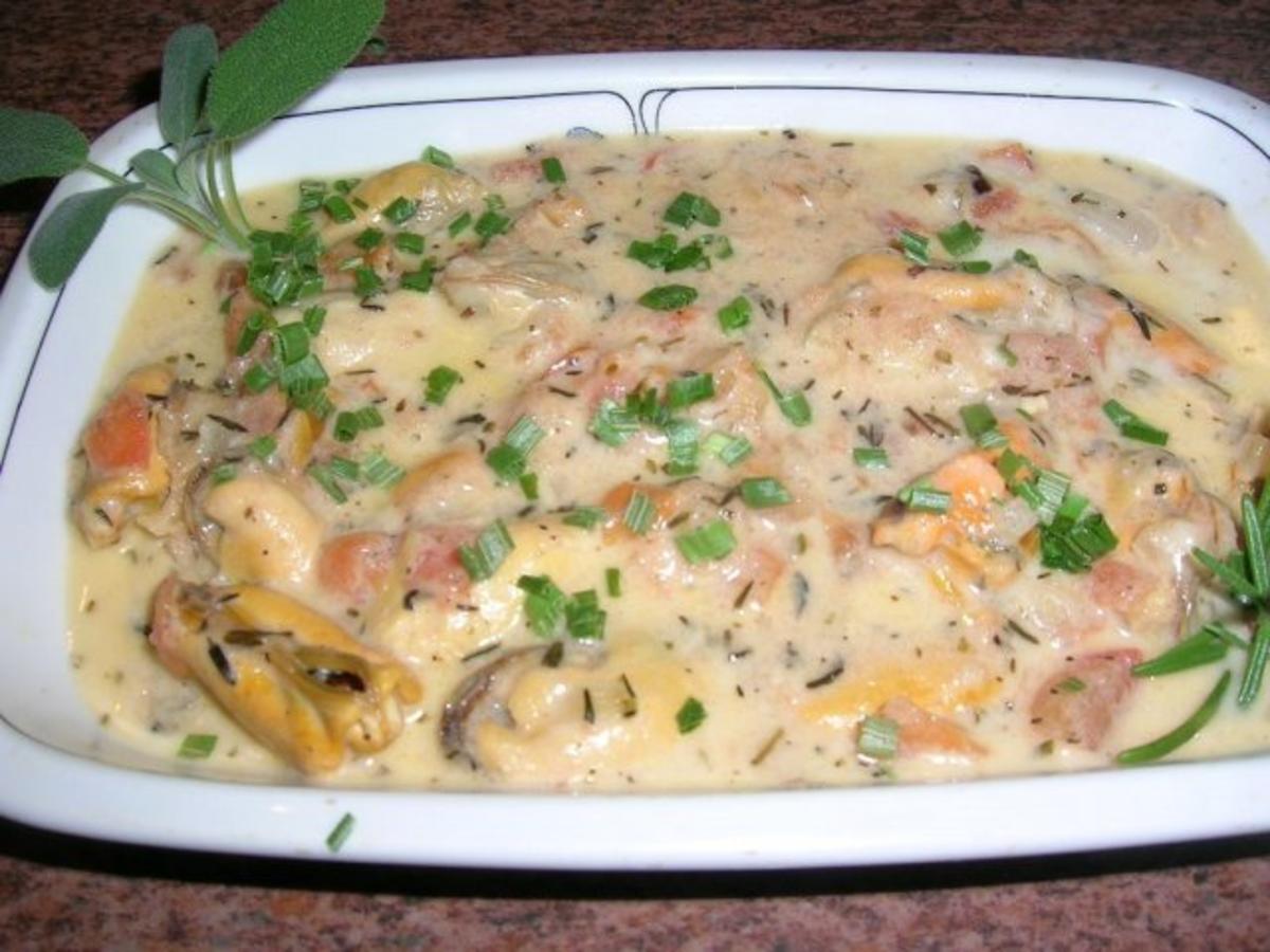 Muscheltöpfchen (Vorspeise) - Rezept