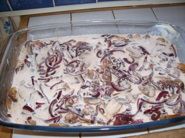 Hähnchengeschnetzeltes in Zwiebel-Sahne-Soße - Rezept - Bild Nr. 13