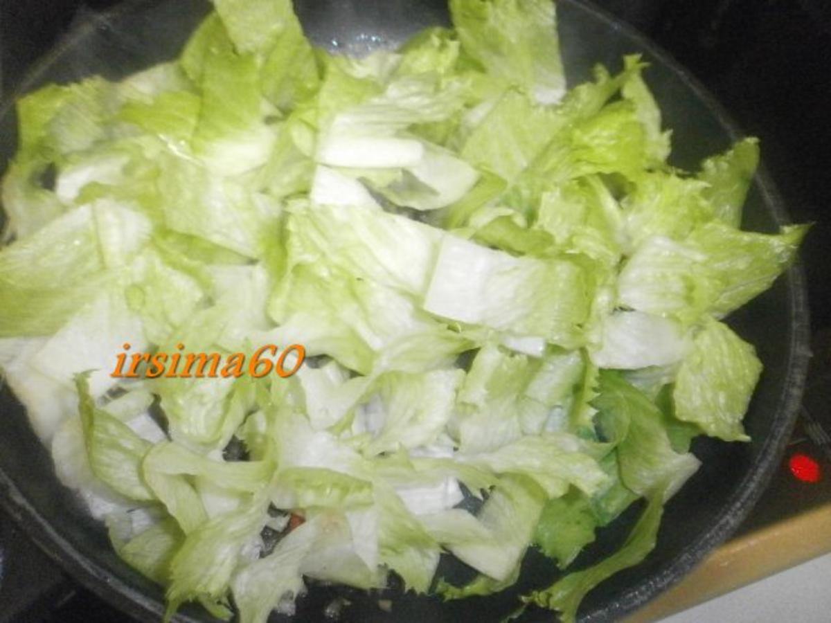 Geschmorter Salat mit Rinderhack - Rezept - Bild Nr. 4