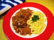 Fleischklößchen in Pilzrahm-Soße ... - Rezept