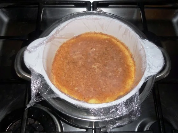 "Oma Friede`s" - Altdeutscher Eierstich     (Rzpt. um 1910) - Rezept - Bild Nr. 7