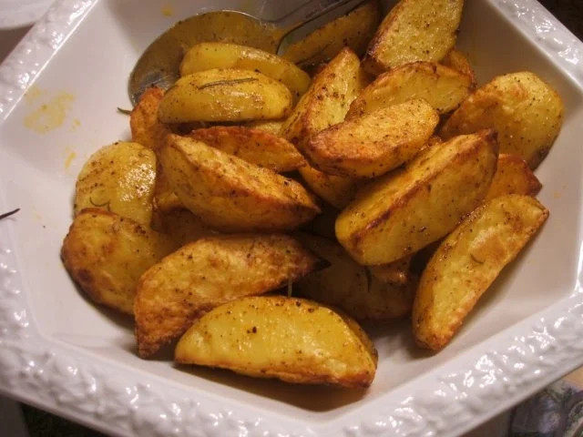 Geflügel: Marinierte Hähnchenschenkel aus dem Rohr mit Ofenkartoffeln - Rezept - Bild Nr. 16