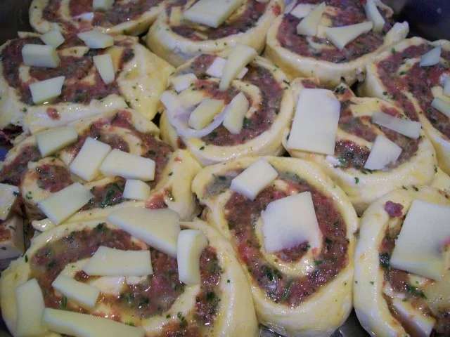 Rezept: Käse - Hack - Schnecken Bild Nr. 6 Käse - Hack - Schnecken - Rezept - Bild Nr. 6