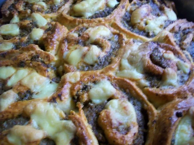 Rezept: Käse - Hack - Schnecken Käse - Hack - Schnecken - Rezept