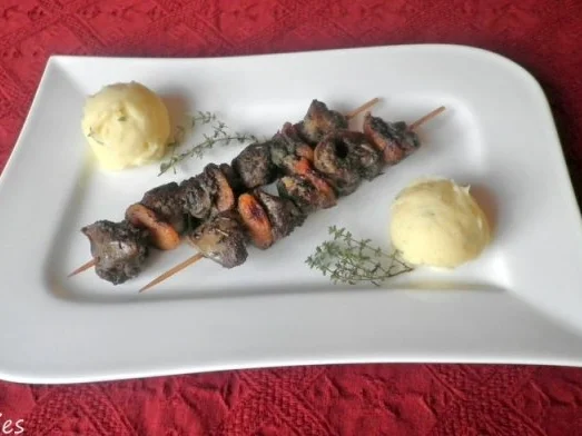 Fruchtige Hähnchenleber - Salbei - Spieße ... - Rezept - Bild Nr. 3