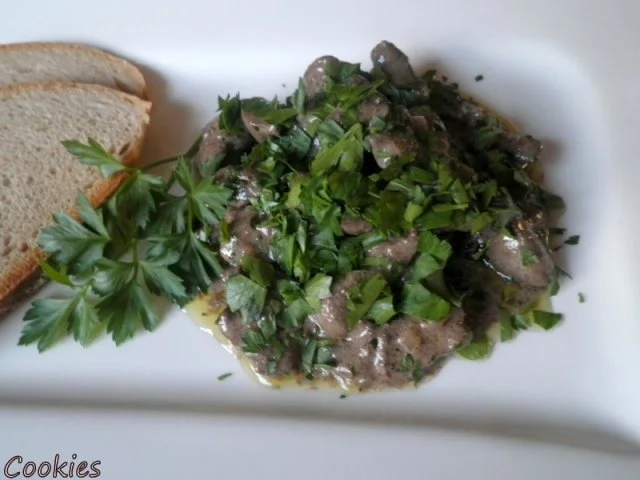 Beschwipstes Hähnchenleber - Geschnetzeltes - Rezept - Bild Nr. 12