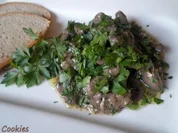 Beschwipstes Hähnchenleber - Geschnetzeltes - Rezept