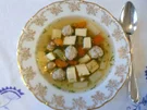 "Oma - Friede`s" - Ostpreußische Festtagssuppe (eine leichte Vorsuppe)  (Rzpt. um 1910) - Rezept