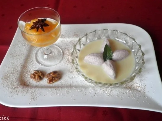 Rezept: Glühwein - Mousse auf Marzipan - Soßenspiegel ... Bild Nr. 5 Glühwein - Mousse auf Marzipan - Soßenspiegel ... - Rezept - Bild Nr. 5