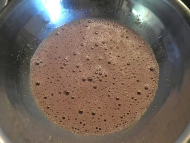 Rezept: Glühwein - Mousse auf Marzipan - Soßenspiegel ... Bild Nr. 9 Glühwein - Mousse auf Marzipan - Soßenspiegel ... - Rezept - Bild Nr. 9