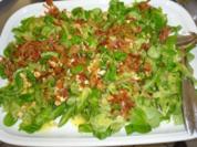 Feldsalat mit Kartoffeldressing - Rezept
