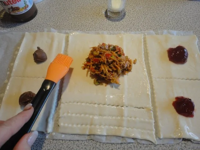 gefüllte Blätterteig Tascherl - pikant & süß - Rezept - Bild Nr. 9