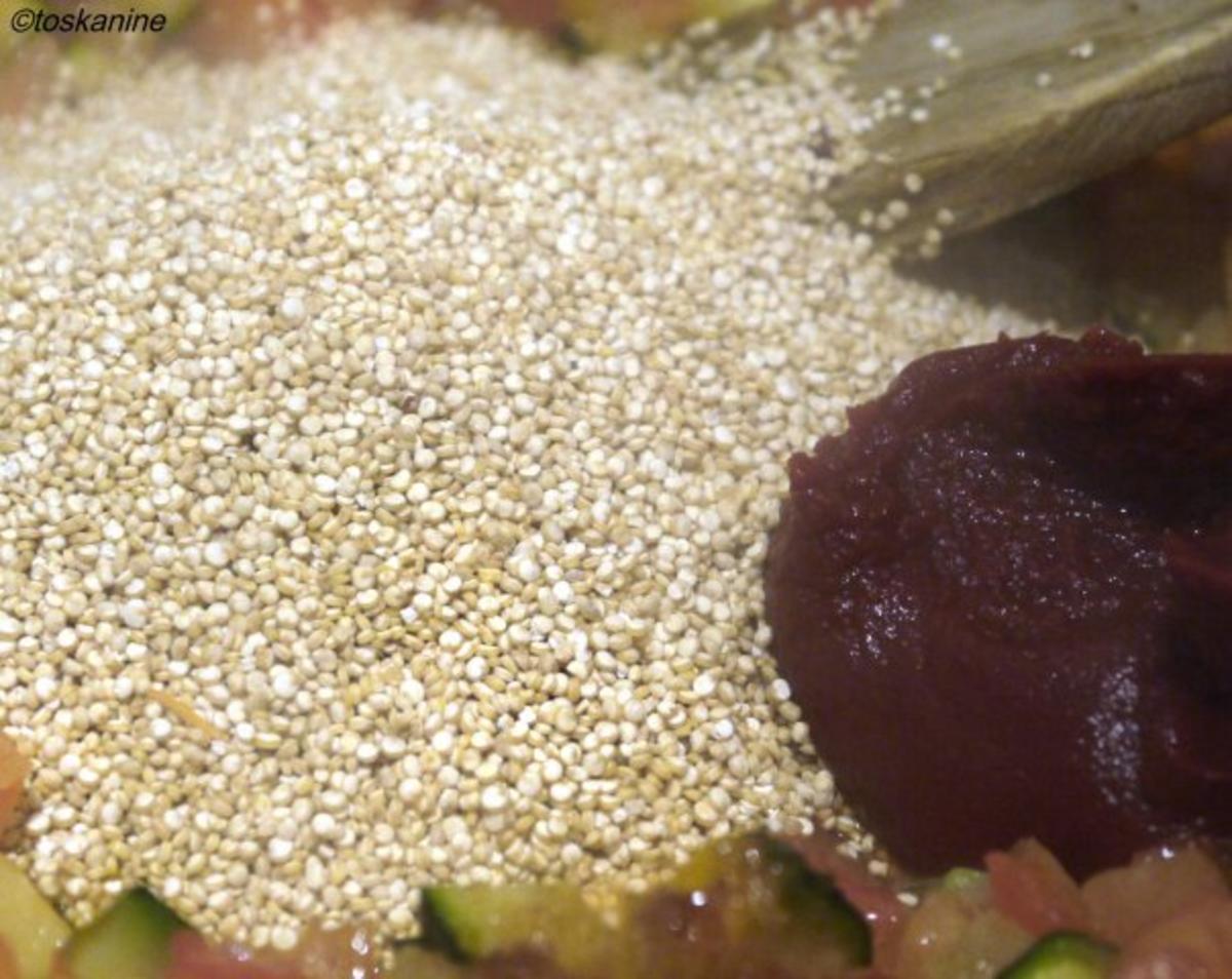 Bunte Quinoa-Gemüsepfanne - Rezept - Bild Nr. 9
