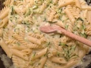 Fusilli mit Gorgonzola und Zucchini - Rezept