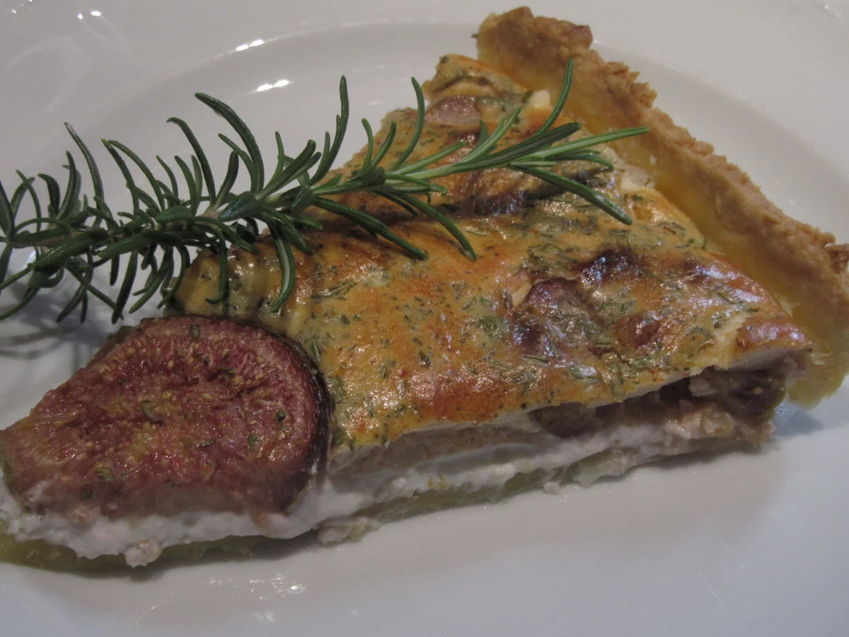 Rezept: Ziegenkäse-Feigen-Tarte Bild Nr. 2 Ziegenkäse-Feigen-Tarte - Rezept - Bild Nr. 2