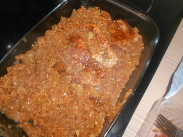 Rezept: Deftige Minutensteaks mit Zwiebeln und Kartoffelecken Bild Nr. 2 Deftige Minutensteaks mit Zwiebeln und Kartoffelecken - Rezept - Bild Nr. 2