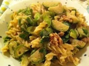 Cremig-nussige Rosenkohl Pasta - Rezept