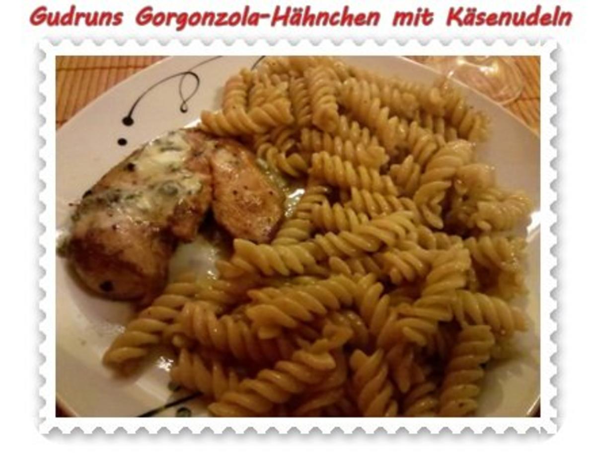 Geflügel: Gorgonzola-Hähnchen mit Käsenudeln - Rezept