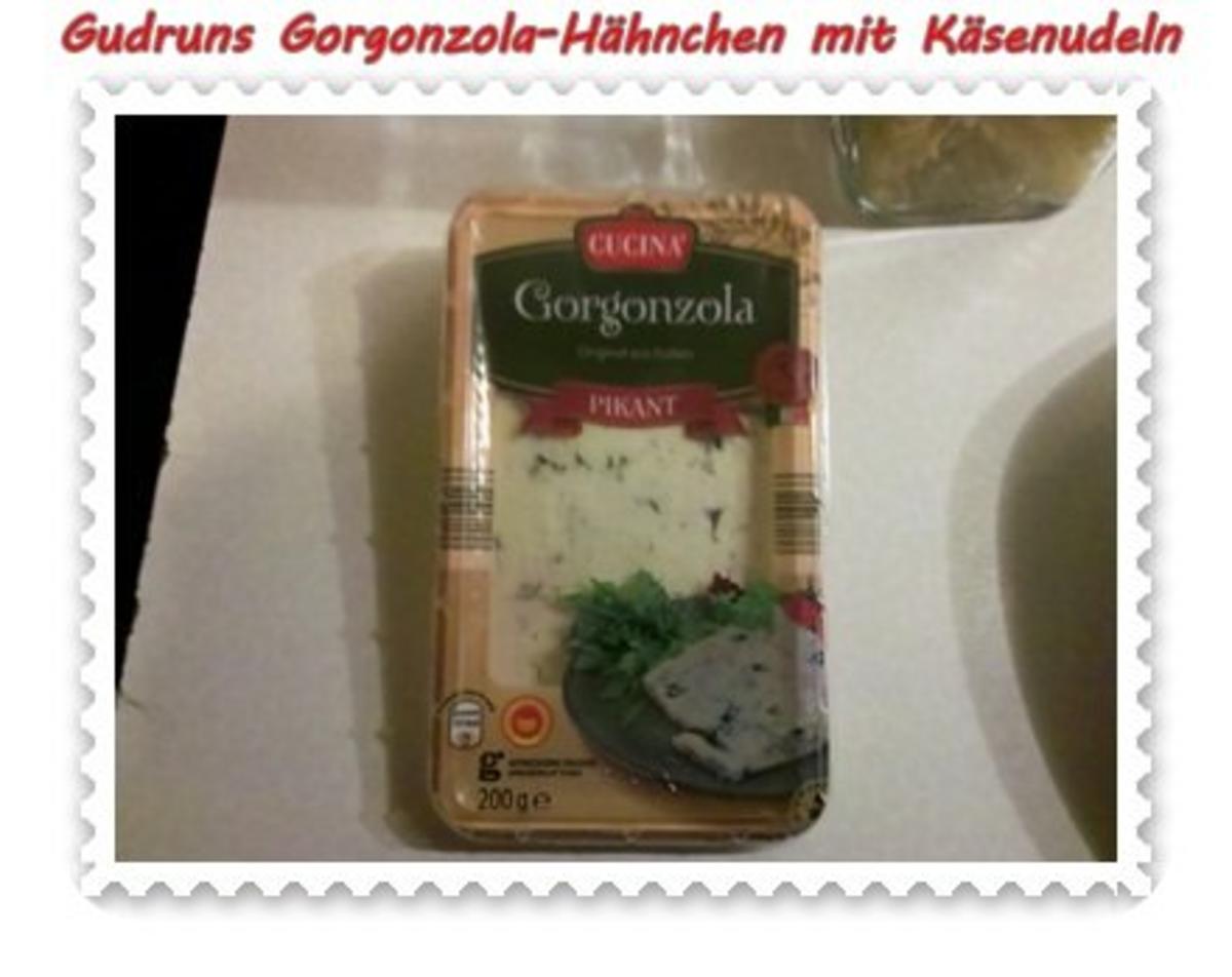 Geflügel: Gorgonzola-Hähnchen mit Käsenudeln - Rezept - Bild Nr. 5