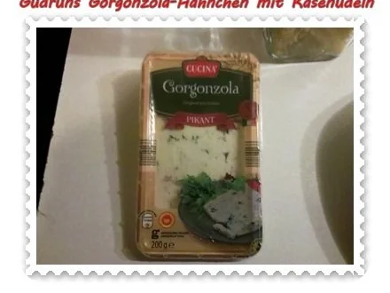 Rezept: Geflügel: Gorgonzola-Hähnchen mit Käsenudeln Bild Nr. 5 Geflügel: Gorgonzola-Hähnchen mit Käsenudeln - Rezept - Bild Nr. 5
