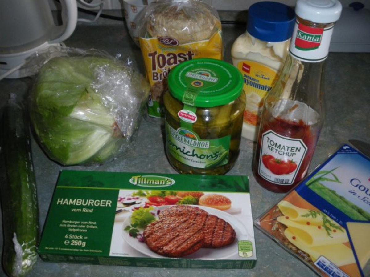 Hamburger , Cheeseburger selber gemacht - Rezept - Bild Nr. 2